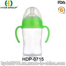 Bouteille de alimentation de bébé mignon PP 300ml vente chaude (HDP-0715)